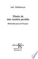 Diario de una ocasión perdida