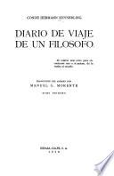 Diario de viaje de un filósofo