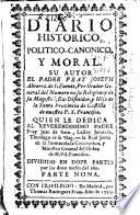Diario historico, politico-canonico y moral