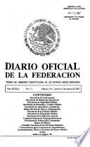 Diario oficial de la federación