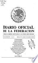 Diario oficial de la federación