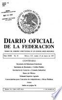 Diario oficial de la federación
