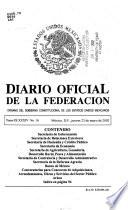 Diario oficial de la federación