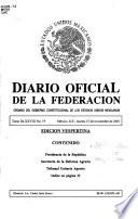 Diario oficial de la federación