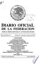 Diario oficial de la federación