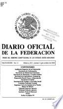 Diario oficial de la federación