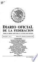 Diario oficial de la federación