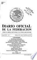 Diario oficial de la federación