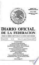 Diario oficial de la federación