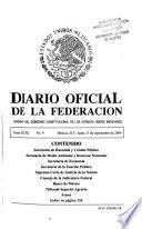 Diario oficial de la federación