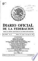 Diario oficial de la federación