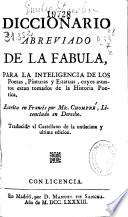Diccionario abreviado de la fabula ...
