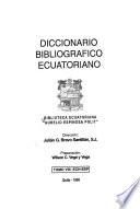 Diccionario bibliográfico ecuatoriano: Ech-Esp