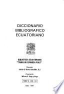 Diccionario bibliográfico ecuatoriano