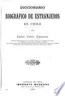 Diccionario biográfico de estranjeros en Chile
