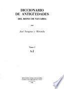 Diccionario de antigüedades del Reino de Navarra