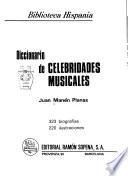 Diccionario de celebridades musicales