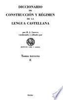 Diccionario de construcción y régimen de la lengua castellana