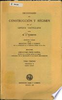 Diccionario de construcción y régimen de la lengua castellana
