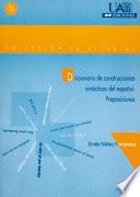 Diccionario de construcciones sintácticas del español