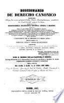 Diccionario de derecho canonico