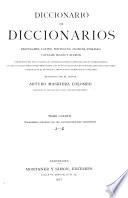 Diccionario de diccionarios