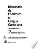 Diccionario de escritores en lengua castellana