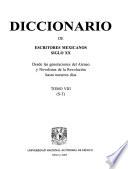Diccionario de escritores Mexicanos, siglo XX