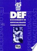 Diccionario de especialidades farmacéuticas