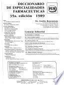 Diccionario de especialidades farmacéuticas