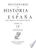 Diccionario de historia de España
