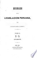 Diccionario de la legislación peruana