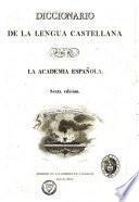 Diccionario de la lengua castellana por la Academia española