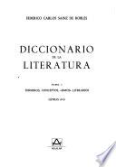 Diccionario de la literatura: Términos, conceptos, ismos literarios, letras A-G