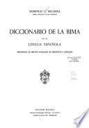 Diccionario de la rima de la lengua española
