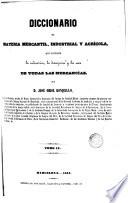 Diccionario de materia mercantil, industrial y agrícola, 4