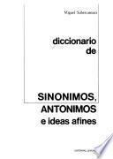 Diccionario de sinónimos, antónimos e ideas afines