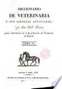Diccionario de veterinaria y sus ciencias auxiliares