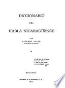 Diccionario del habla nicaragüense