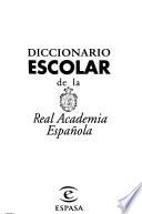 Diccionario escolar de la Real Academia Española