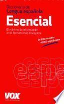 Diccionario esencial de la lengua española