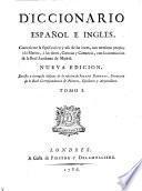 Diccionario Espanol E Ingles; A Dictionary, English and Spanish