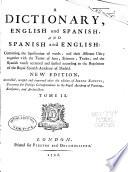 Diccionario español e ingles,