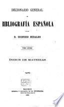 Diccionario general de Bibliografía Española
