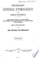 Diccionario general etimológico de la lengua española