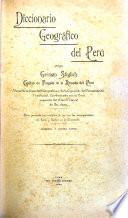 Diccionario geográfico del Perú