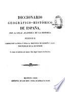 Diccionario Geografico-Historico de Espana