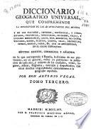 Diccionario geografico universal: F-K