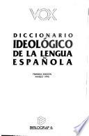 Diccionario ideológico de la lengua española