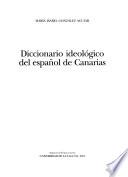 Diccionario ideológico del español de Canarias